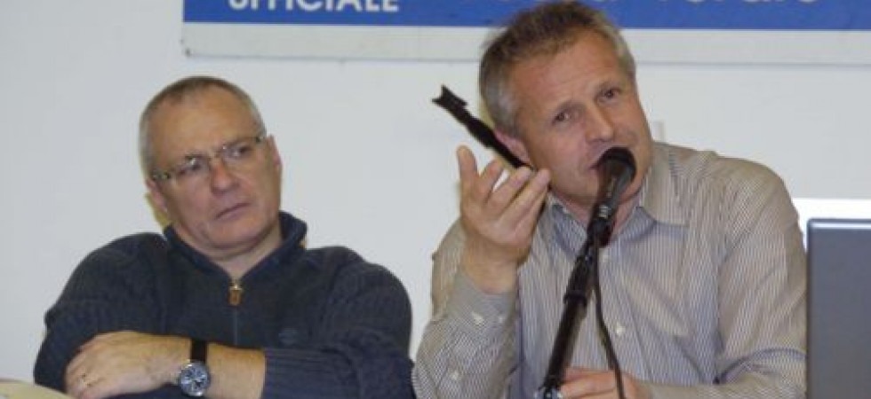 A sinistra il Presidente reggente del Cpa di Trento Giorgio Barbacovi, qui in foto con Ettore Pellizzari